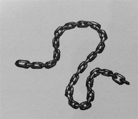 3 dimensional chain drawing